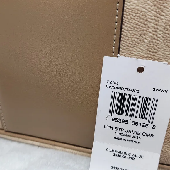 Coach Brown and Tan Jamie Crossbody Bag - Picture 3 of 5